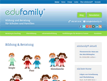 Tablet Screenshot of edufamily.ch